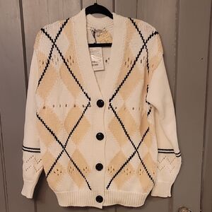 Dorothee Schumacher NWT Facinating Graphics Cardigan